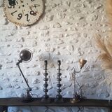 Old patinated articulated lamp