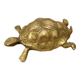 Vintage turtle in brass