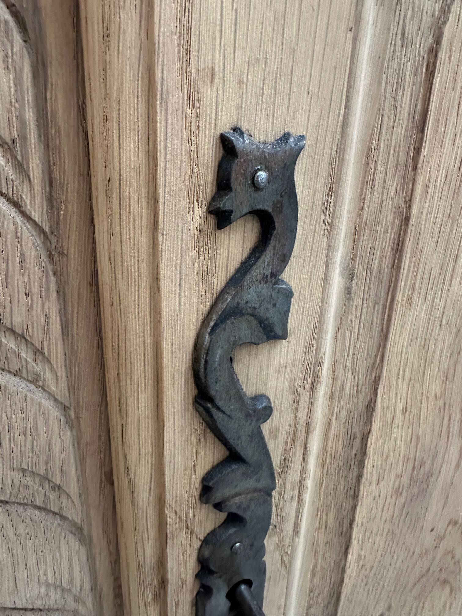 Huge mid-20th century sideboard in solid oak