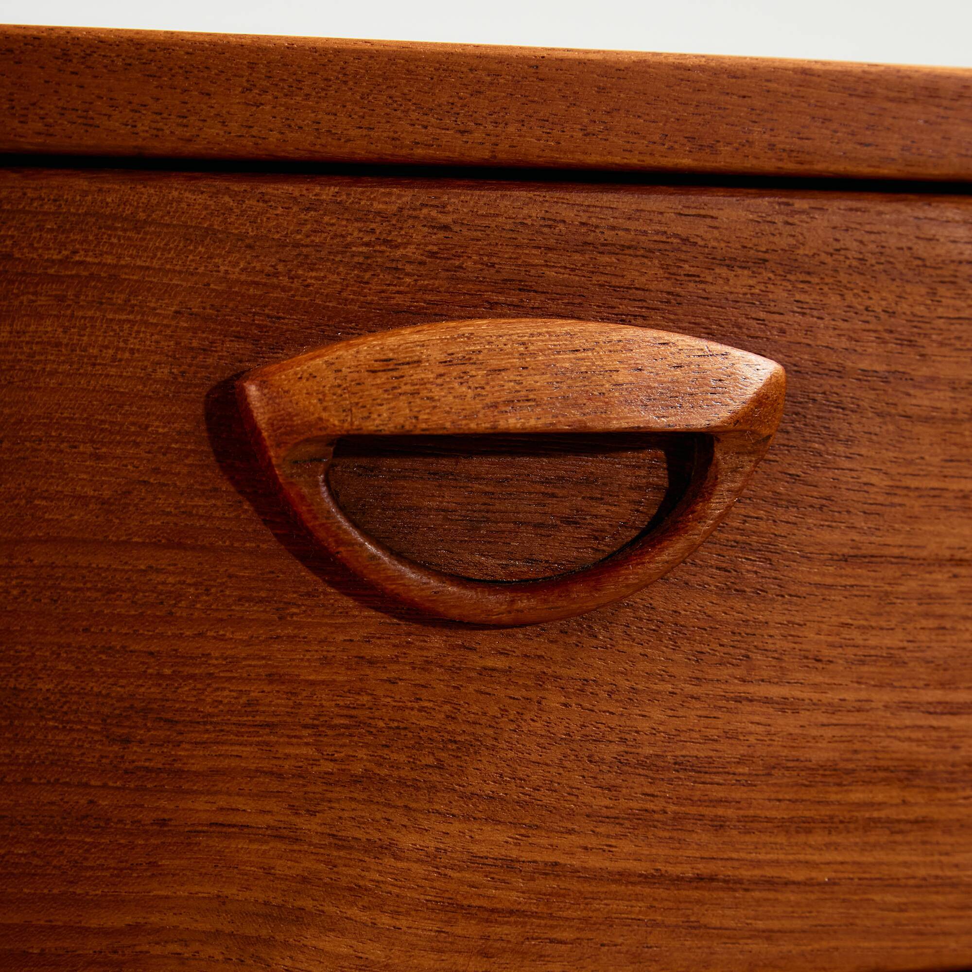 Four-drawer chest of drawers by Kai Kristiansen for Feldballes Møbler