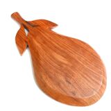 Trinket bowl wooden "pear", 70s