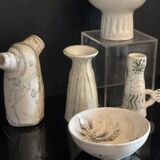 Ceramics signed Beretta Vallauris