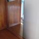 English asymmetrical chest of drawers - Art Deco - Mirror - 2 doors - 5 drawers - Mesh blond oak