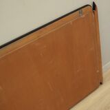 Mirror in mahogany frame, Italian design, 1970s, production: Italy