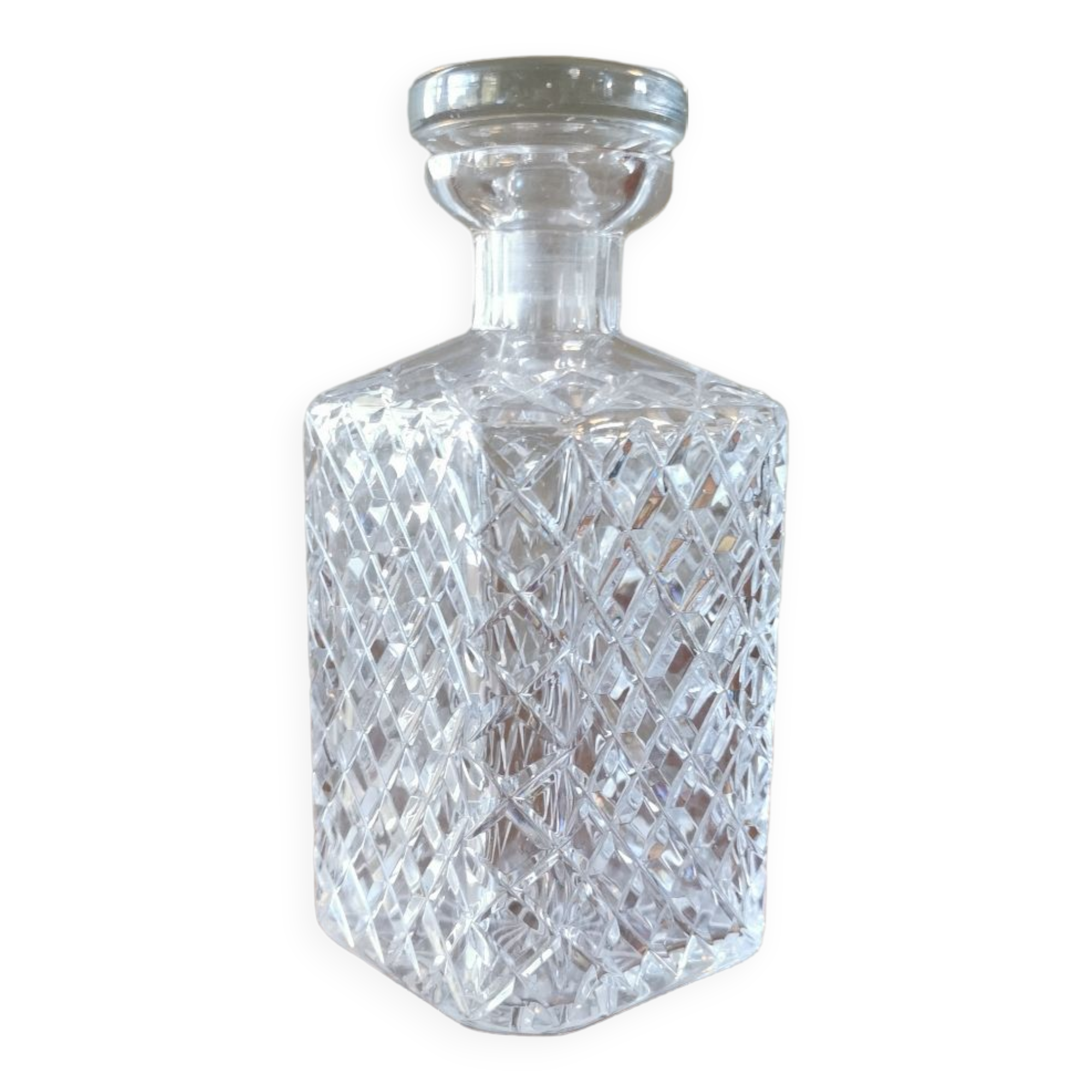 Crystal whiskey decanter