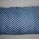 Housse de coussin en wax bleu 50 x 50 cm