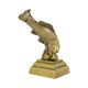 Vintage Heavy Solid Bronze Koi Carp Statue