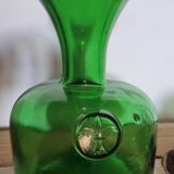 Green glass bottle