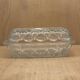 Glass butter dish