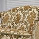 1970s, small 2-seater Danish sofa, brown/beige furniture fabric.