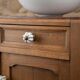 Antique wooden and red marble washstand (Art Deco style)