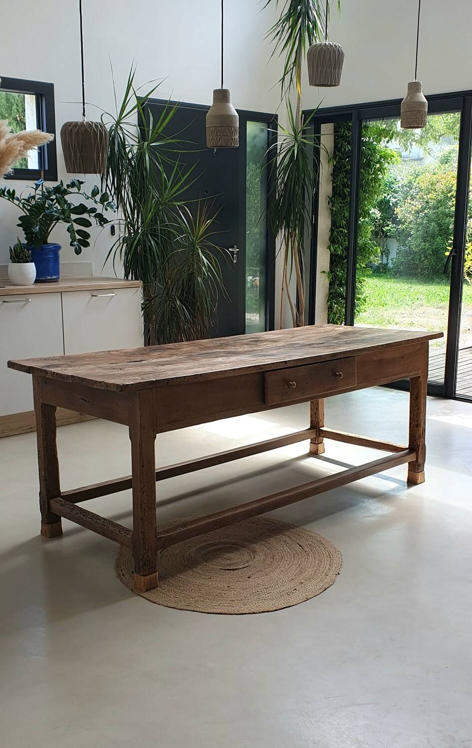 Antique farmhouse table