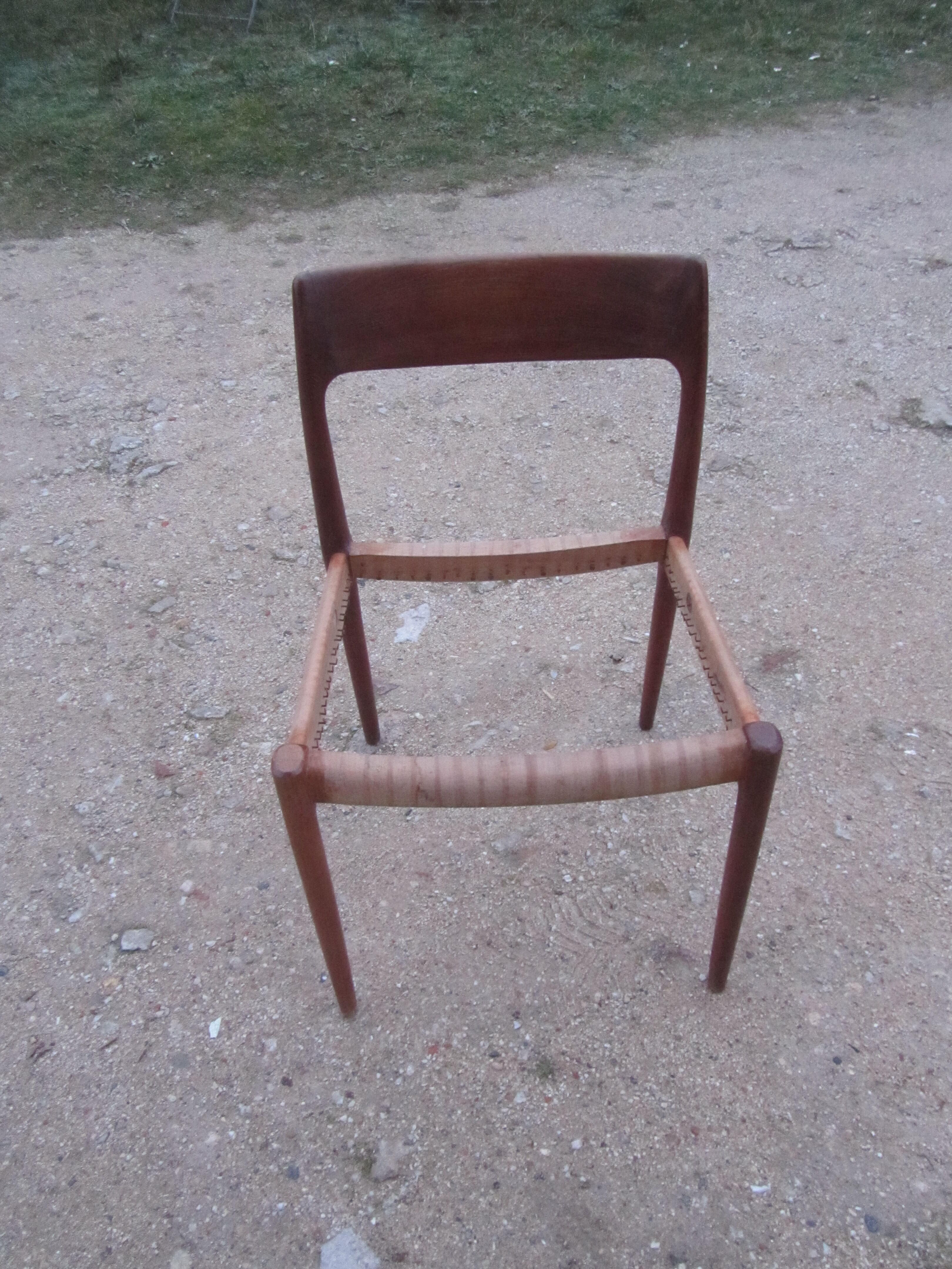 4 Moller chairs #77