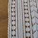 Antique handmade crochet bedspread