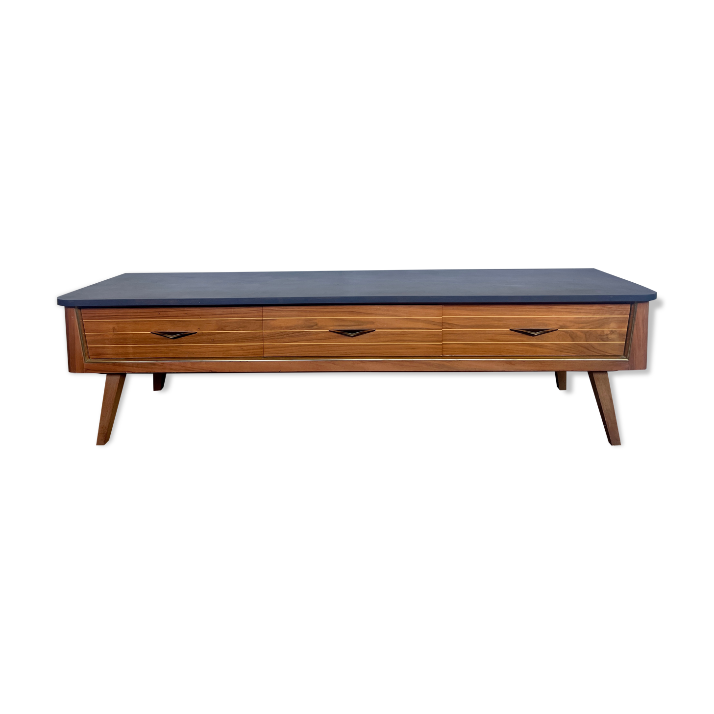 Enfilade meuble tv hifi vintage 50/60 pieds compas
