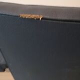 Industrial Pullman chair 60 sad vintage blue