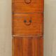 Antique Chinese armoire hand-carved around 1880 with country-style handles.