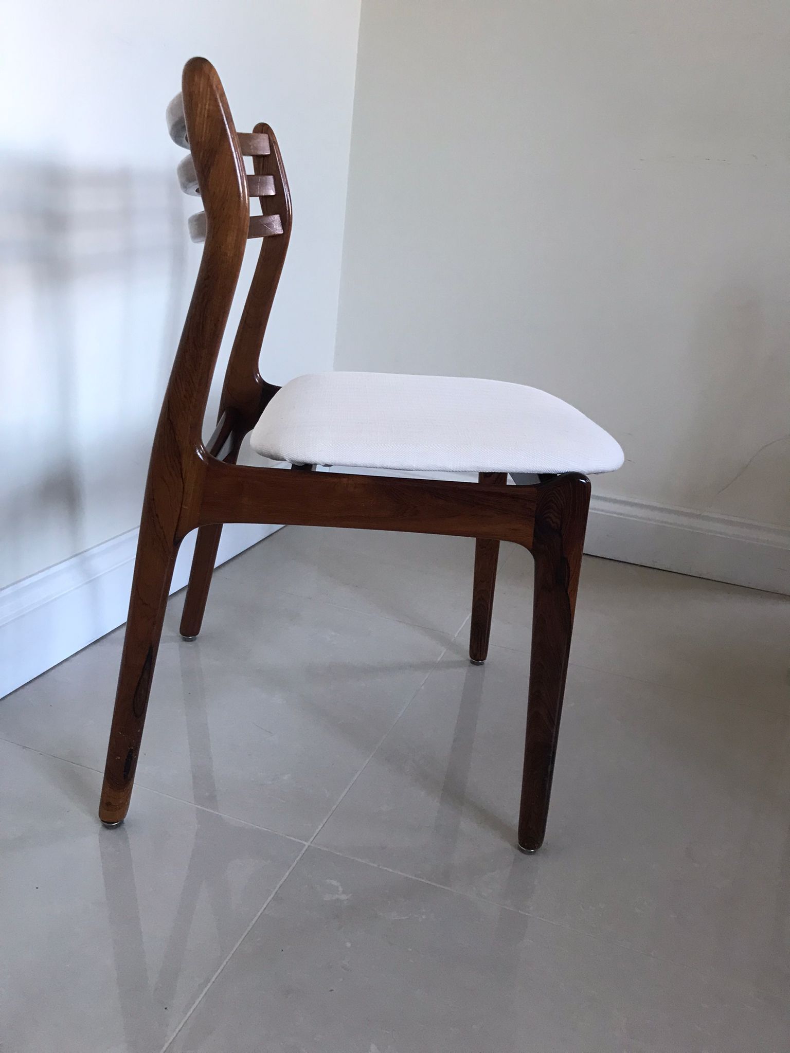 Set Of 6 Danish Rosewood Chairs By P.E. Jorgensen For Farso Stolefabrik