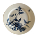 Plat pavots en faience de Gien 19e décor Eté