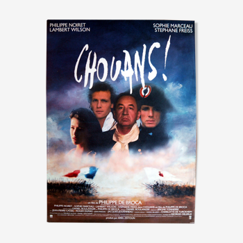 Original cinema poster "Les chouans" Philippe de Broca