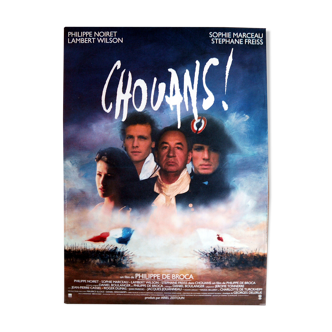 Affiche cinéma originale "Les chouans" Philippe de Broca