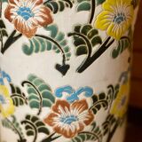 Enamelled ceramic umbrella stand