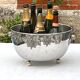 Vintage Italian Silver-Coloured Champagne Bath on Ball Feet
