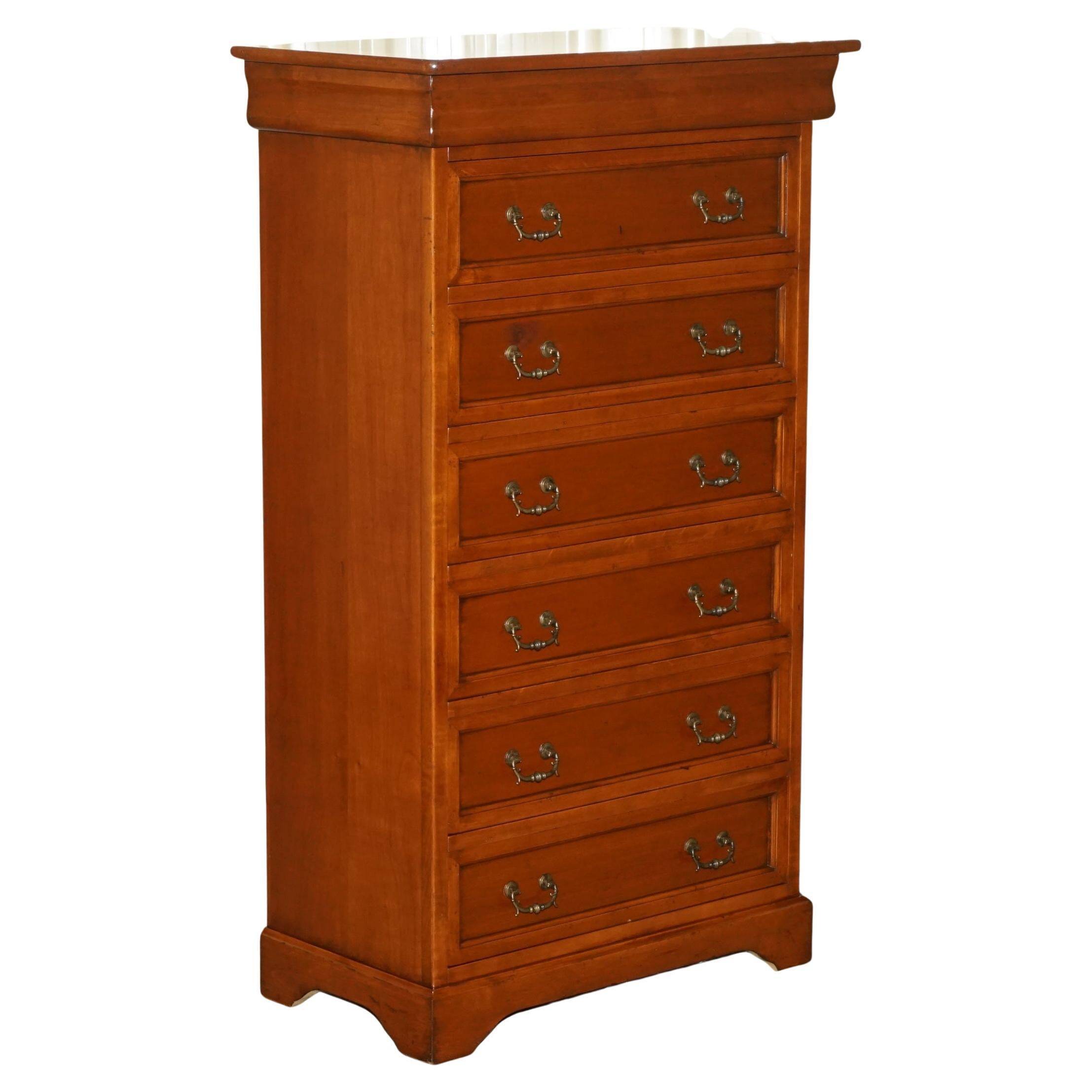 Large tall drawer unit Consorzio Mobili in cherry wood