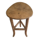 Old solid oak plant stand