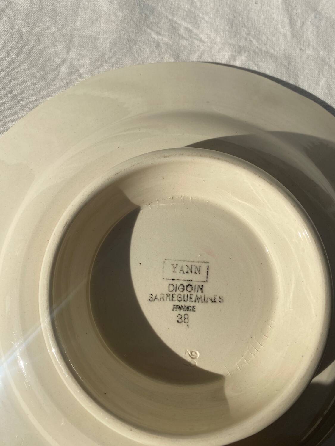 Compote dish "Yann" - Digoin Sarreguemines