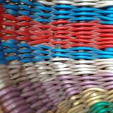 Mini scoubidou woven basket colors