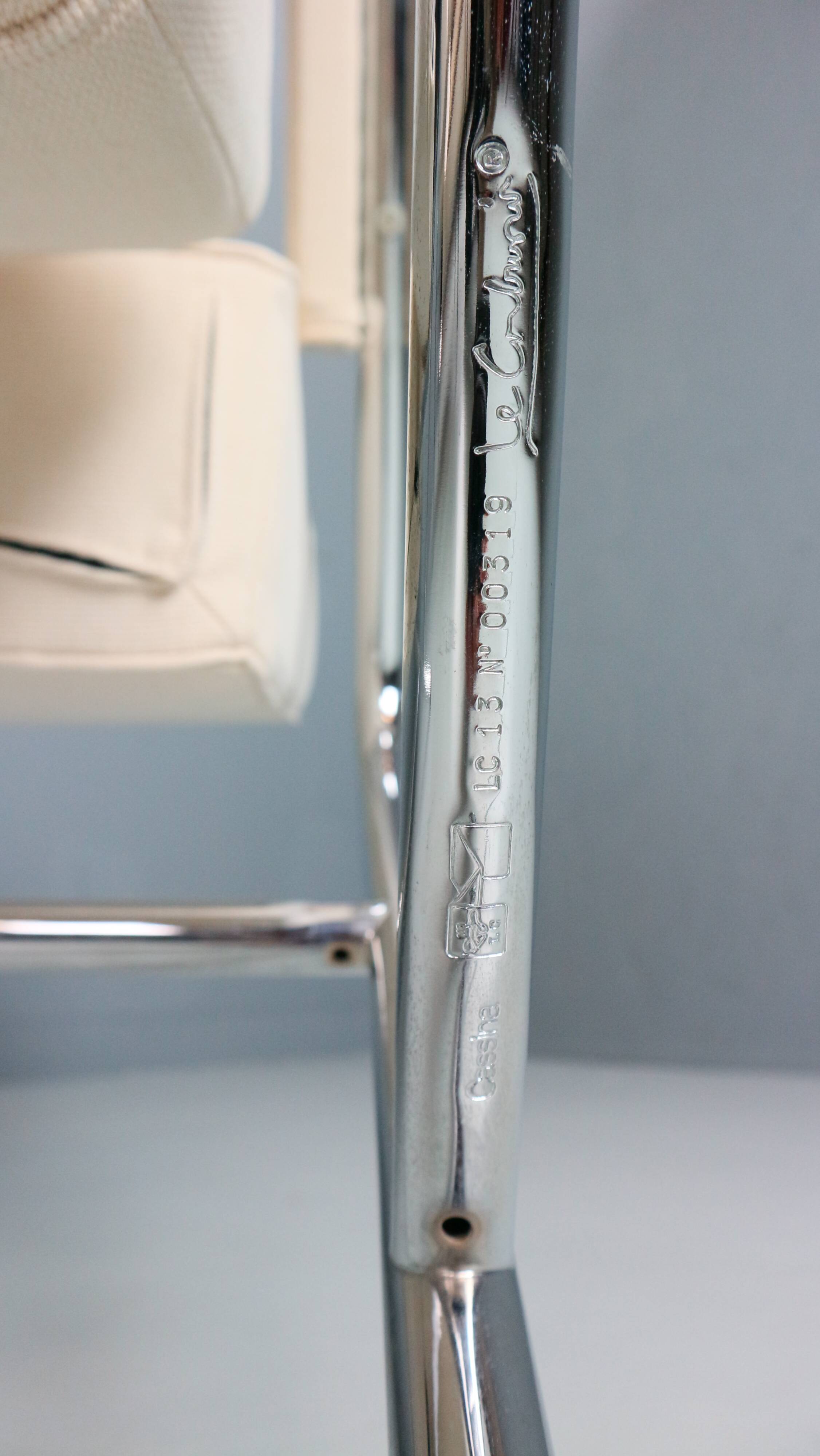 2x Fauteuil Wagon Fumoir LC 13 Le Corbusier, 1931