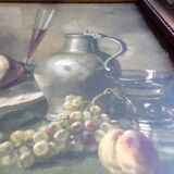 Ancienne aquarelle nature morte signée