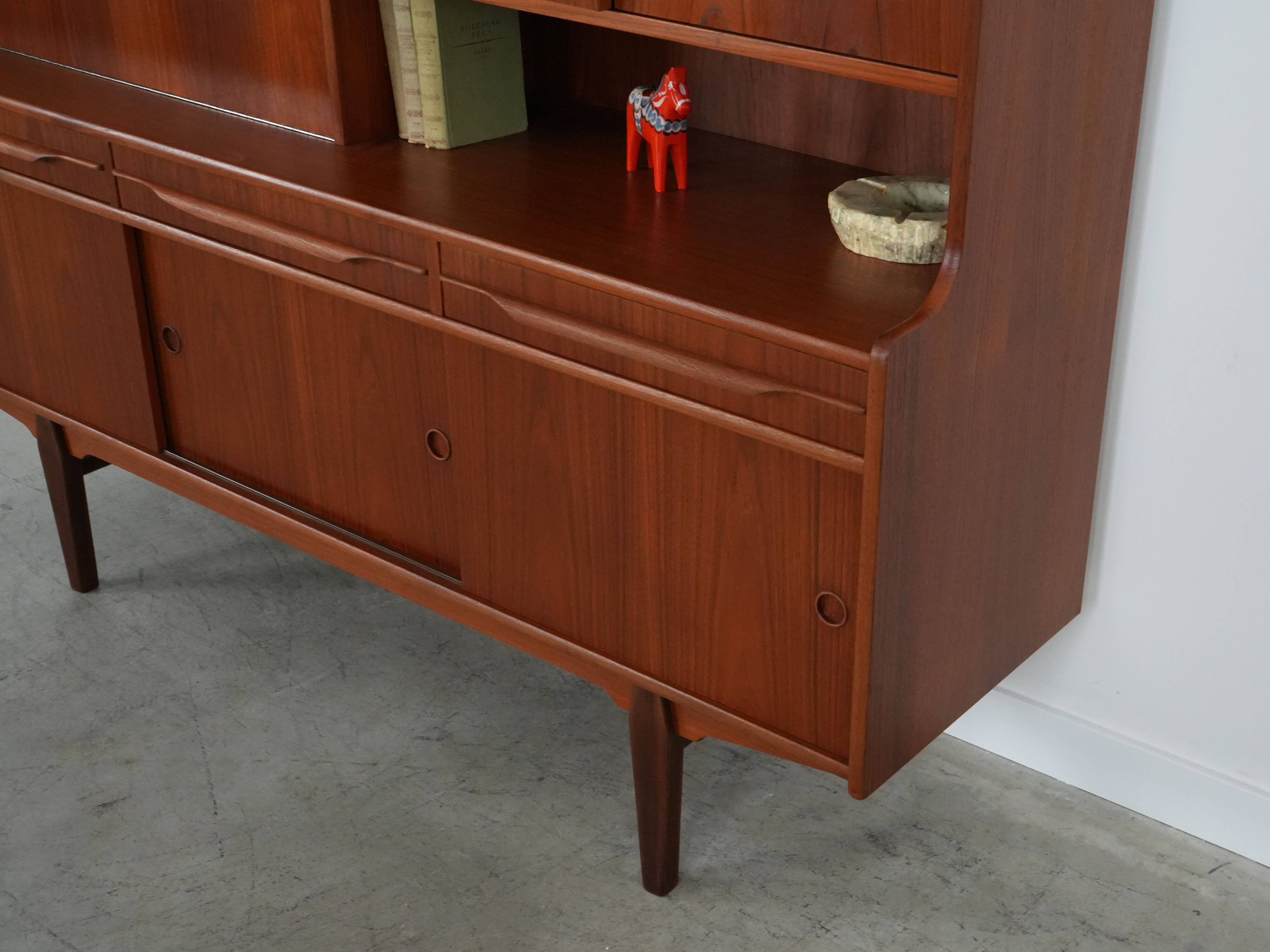 Teak highboard, Danish design, 1960s, production: Denmark