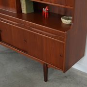 Teak highboard, Danish design, 1960s, production: Denmark