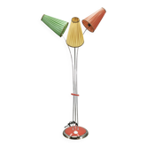 Lampadaire 3 lumières réglable, Allemagne années 1960