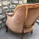 Louis XV style shepherdess armchair