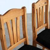 vintage dining room chairs | chairs | pine | 70's