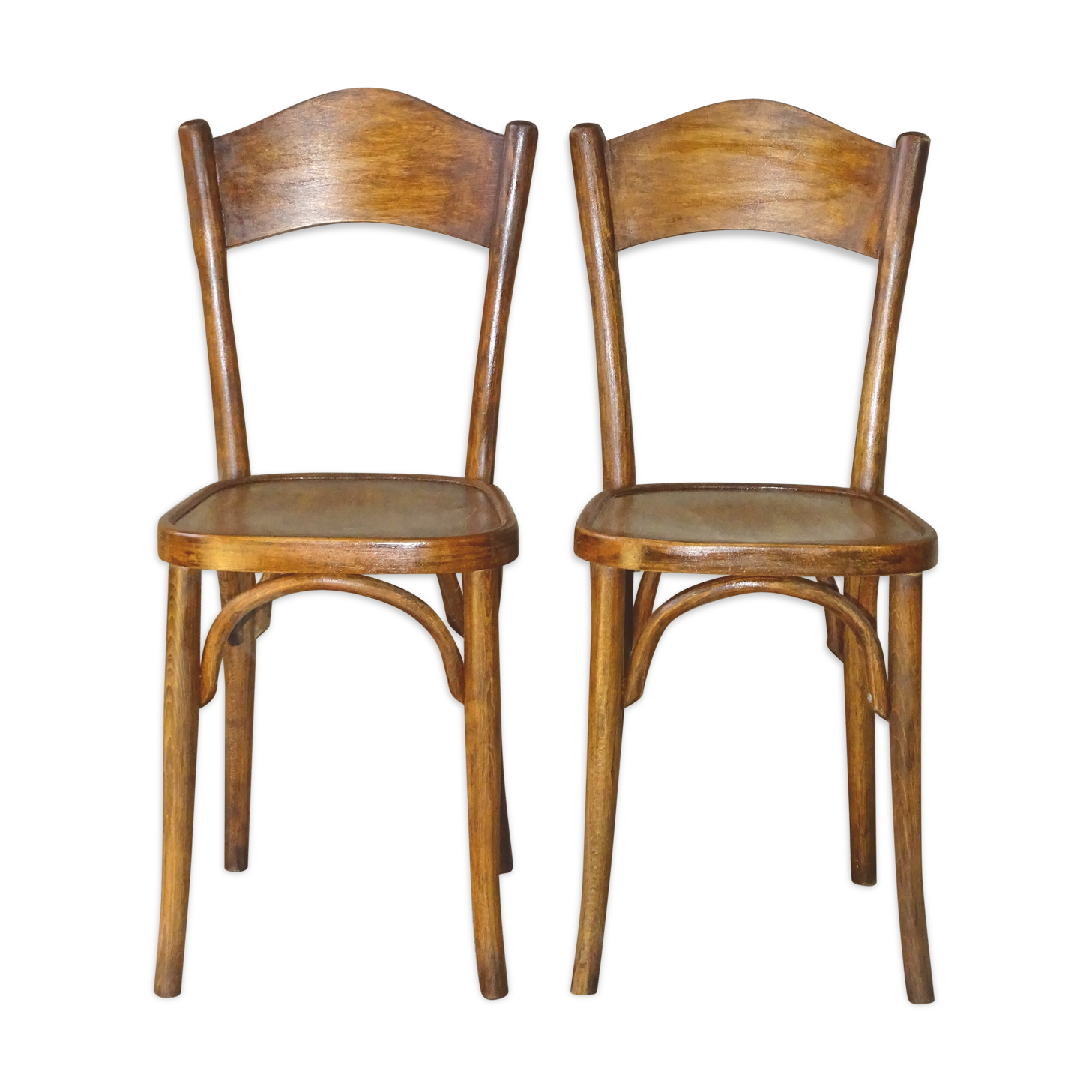 2 chairs bistro Horgen Glarus Switzerland circa 1930