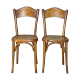 2 chairs bistro Horgen Glarus Switzerland circa 1930