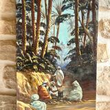 Pair of orientalist paintings signed Hager 1925