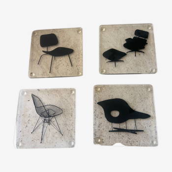 Set of 4 coasters MOMA Design Store Collection