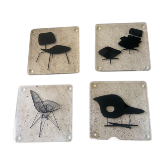 Set of 4 coasters MOMA Design Store Collection