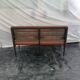 Faux leather bench seat, circa 1970