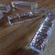 Knife holders made of chiseled crystal