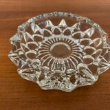 Glass ashtrays round crystal