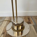 Deknudt e-reader floor lamp from the 70s in brass