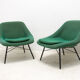 Pair of midcentury lounge chairs by Magda Sépová, produced by TON, 1960´s