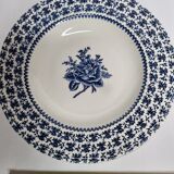 Set of six hollow plates "English style" Lunéville