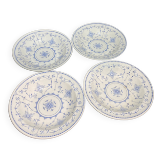 Lot de 4 assiettes creuse en céramique de Gien